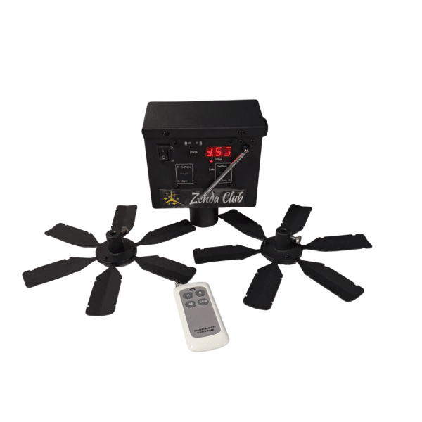 Machine de contrôle de scène pour feux d’artifice froids – double roue, système de déclenchement Zenda Club®