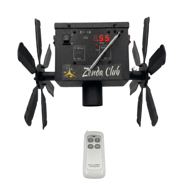 Machine de contrôle de scène pour feux d’artifice froids – double roue, système de déclenchement Zenda Club®