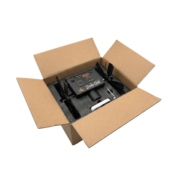 Machine de contrôle de scène pour feux d’artifice froids – double roue, système de déclenchement Zenda Club®