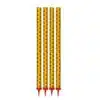 Lot de 4 fontaines à gâteau dorées 25 cm – Scintillements festifs pendant 90 secondes, parfaits pour anniversaires et mariages.
