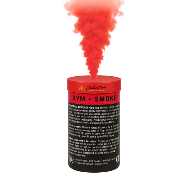 Pot Fumigène Rouge 1 Minute – Fumée Rouge Intense – Zenda Club®