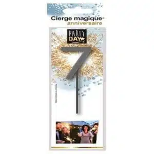 CIERGE MAGIQUE CHIFFRE 7