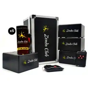 Pack de Fête 4 Déclencheurs+5 Jets de Scène 3 Mètres 60 Sec/Argent