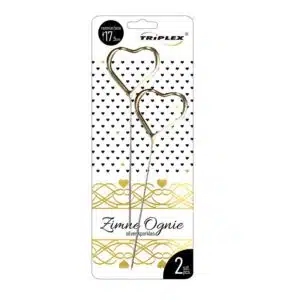 Cierge magique cœur x 2 pièces