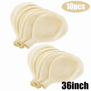 10 Ballons en Latex Transparent 36 Pouces