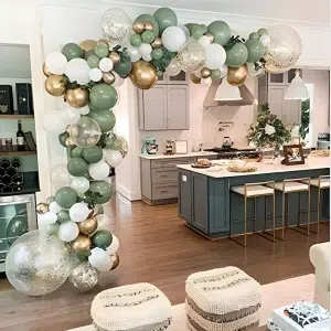 Arche de Ballons 128 pcs vert