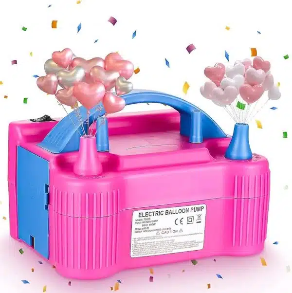 Pompe à Ballon Électrique 400 W – 2 Buses, 2 Modes, Légère Et Silencieuse – Idéale Pour Anniversaires, Mariages Et Fêtes