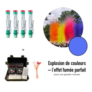 Pack Fumigènes Diurnes® Maxi Gender Reveal Boy