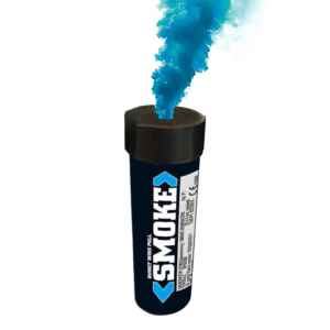 Fumigène à Goupille 2 Sorties Bleu 30 Secondes