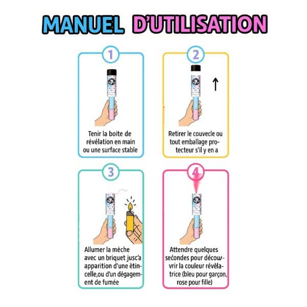 manuel fumigene baby shower