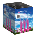 feu d'artifice de jour rose