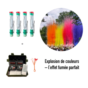 Pack Fumigènes Diurnes® Maxi – fumigène de jour couleur personnalisable