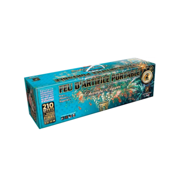 FEU D'ARTIFICE PORTABLE® CHAMPS-ÉLYSÉES® 2mn