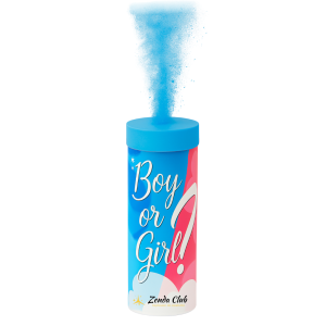 Fumigène Baby Shower Garçon produisant une fumée bleue – 60 secondes – Révélation de genre
