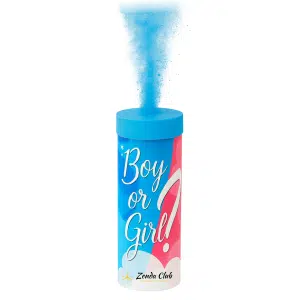 Fumigène Baby Shower Garçon produisant une fumée bleue – 60 secondes – Révélation de genre