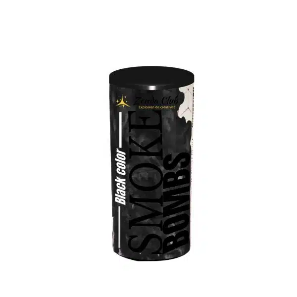 Fumigène à main noir 60 secondes avec fumée noire dense – Zenda Club