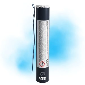 Fumigène diurne bleu 40 mm avec allumage électrique – fumée bleue dense – Zenda Club®