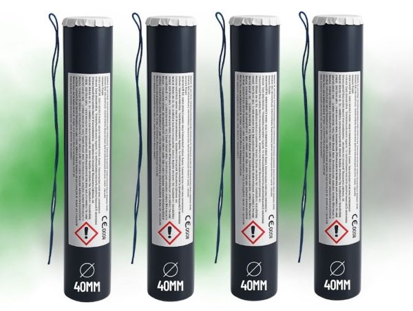 Smoke Puff rouge 40 mm Zenda Club® – effet fumée colorée vive pour mariage, photo et événement extérieur