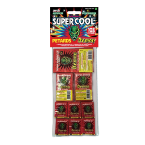 Pack pétards Démon SUPER COOL – 108 pétards sonores F2