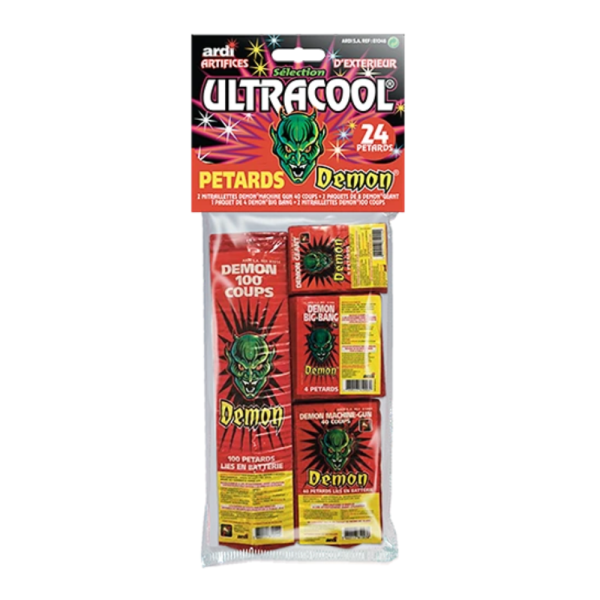 Pétards Démon Ultracool pack 304 pétards