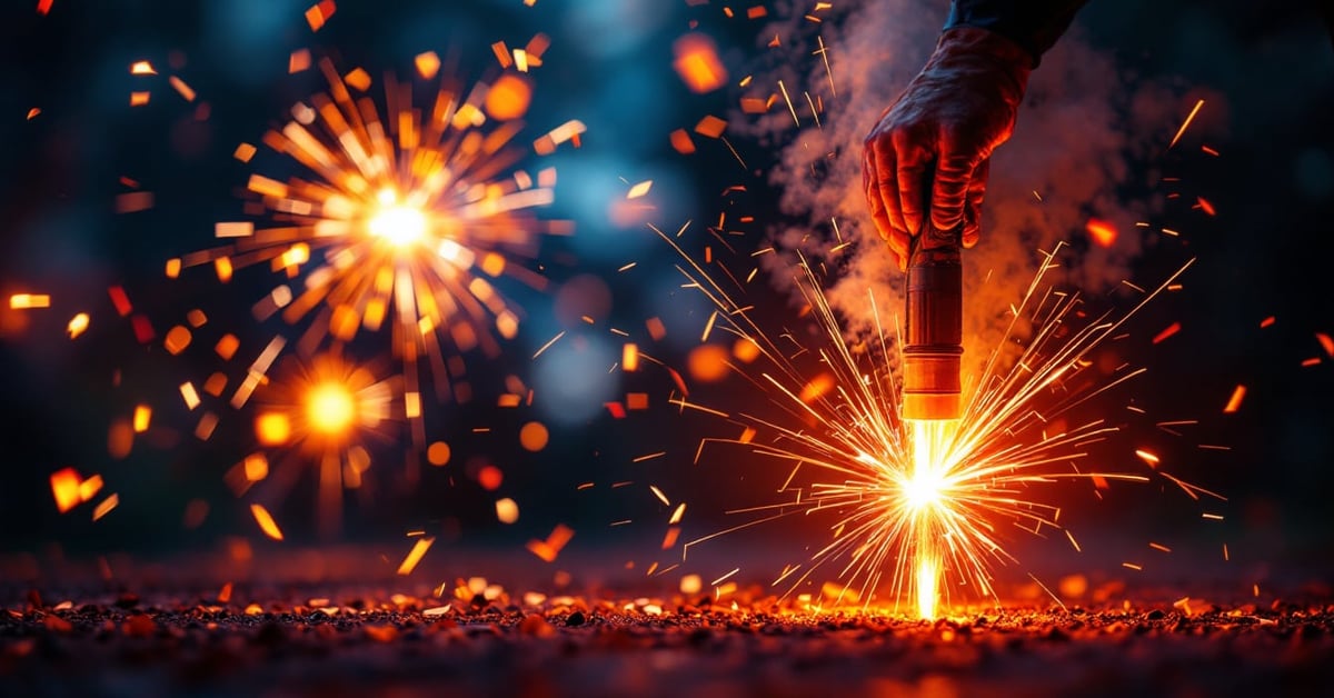 Mortier d'artifice pas cher explosant en couleurs vives la nuit – comparatif qualité-prix