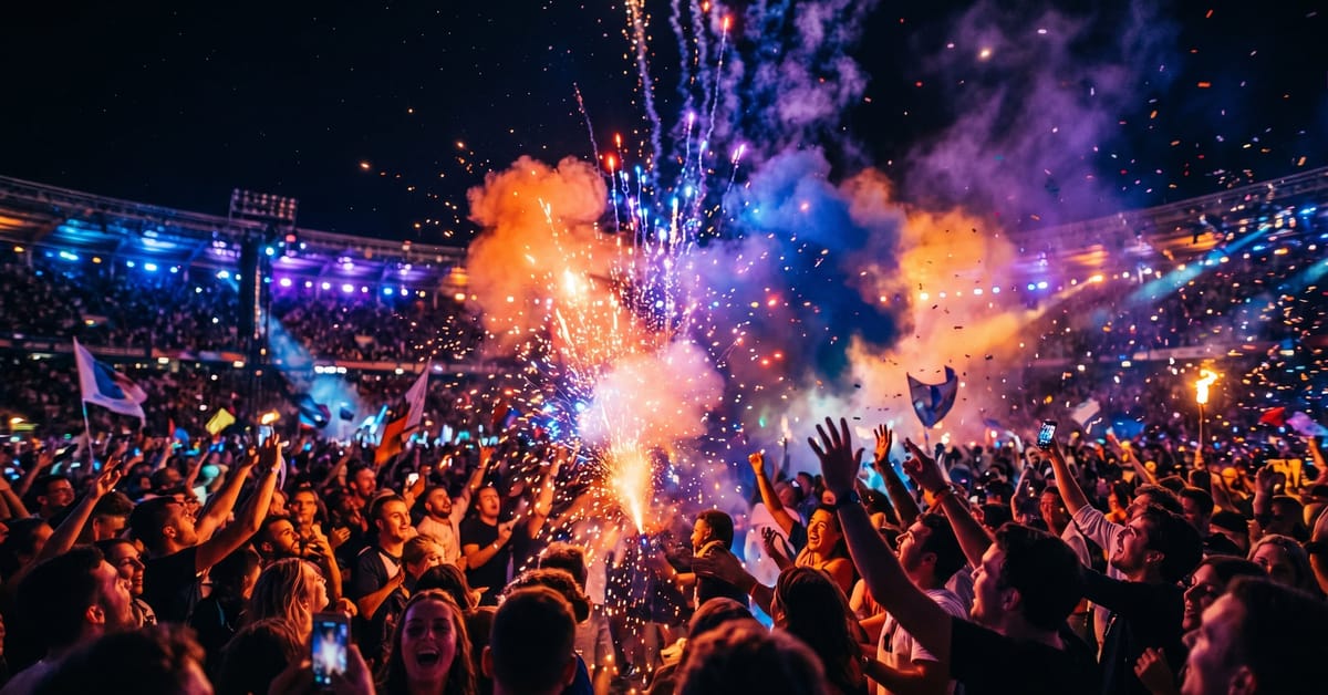 Pétard puissant : réglementation, interdictions et zones à risque illustrées par des effets pyrotechniques nocturnes