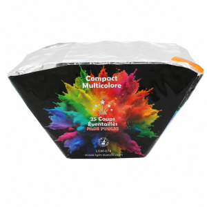 Compact de jour en éventail 25 départs Multicolor Zenda Club – 25 colonnes de fumée multicolores en éventail