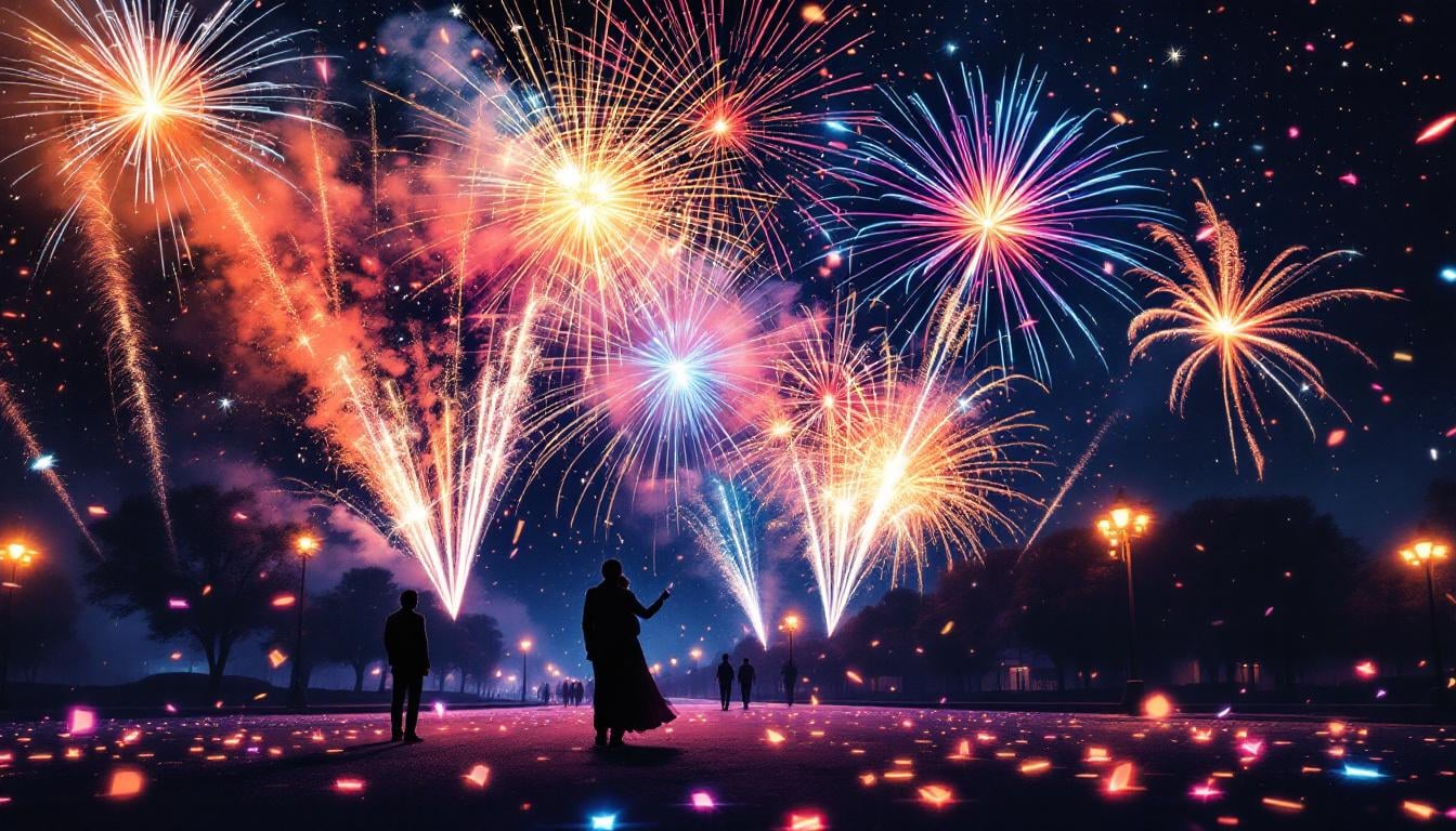 Feux d'artifice colorés sur la Route de la Soie, histoire feux d'artifice entre Orient et Europe